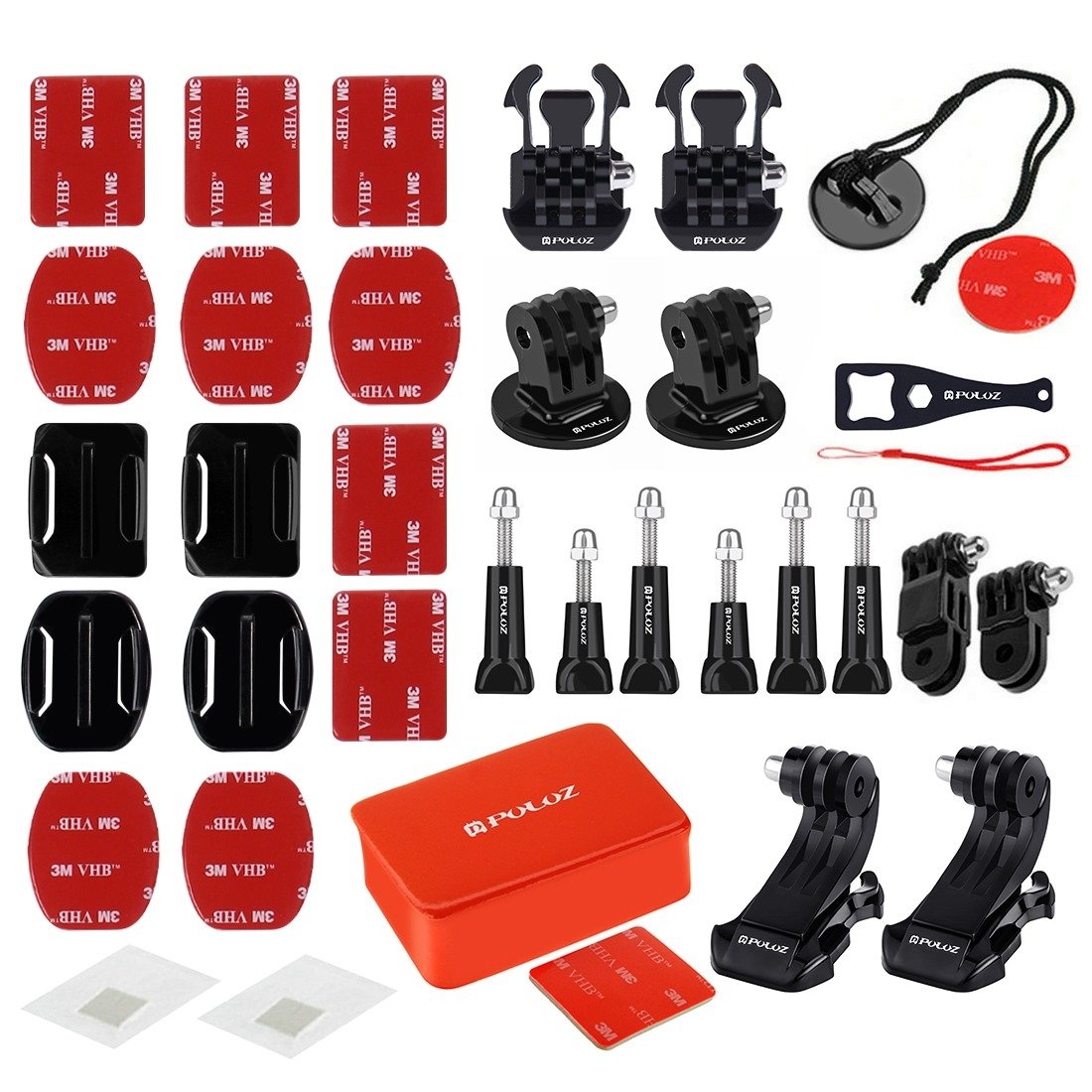 Accessories Puluz Ultimate Combo Kits for sports cameras PKT09 53 in 1_12