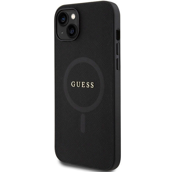 Guess GUHMP15MPSAHMCK iPhone 15 Plus 6.7&quot; black/black hardcase Saffiano MagSafe_1