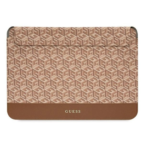 Guess GCube Stripes case for a 16" laptop - brown_0