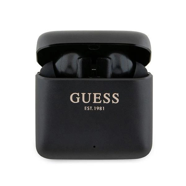 Guess Bluetooth headphones GUTWSSU20ALEGK TWS + docking station black/black Printed Logo_0