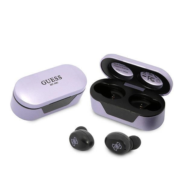 Guess GUTWST31EU TWS Bluetooth headphones + docking station purple/purple_0