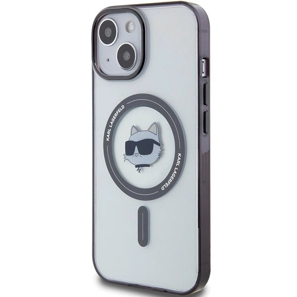 Karl Lagerfeld KLHMP15MHCHNOTK iPhone 15 Plus 6.7" transparent hardcase IML Choupette`s Head MagSafe_1