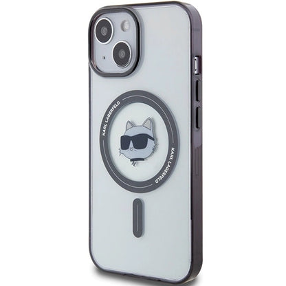 Karl Lagerfeld KLHMP15MHCHNOTK iPhone 15 Plus 6.7" transparent hardcase IML Choupette`s Head MagSafe_1
