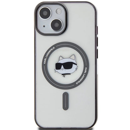 Karl Lagerfeld KLHMP15MHCHNOTK iPhone 15 Plus 6.7" transparent hardcase IML Choupette`s Head MagSafe_2