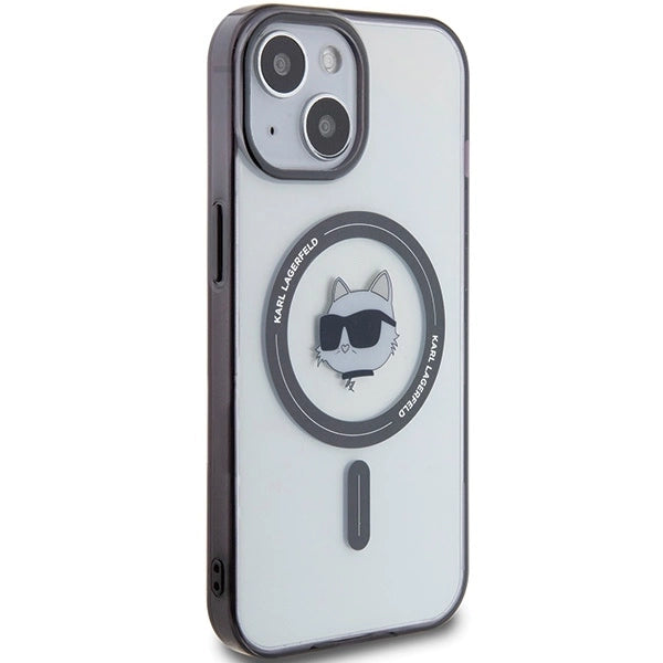 Karl Lagerfeld KLHMP15MHCHNOTK iPhone 15 Plus 6.7" transparent hardcase IML Choupette`s Head MagSafe_3