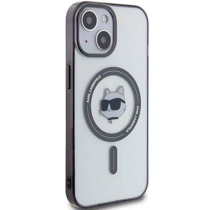 Karl Lagerfeld KLHMP15MHCHNOTK iPhone 15 Plus 6.7" transparent hardcase IML Choupette`s Head MagSafe_3