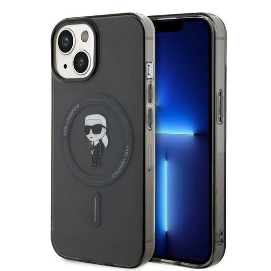 Karl Lagerfeld IML Ikonik MagSafe case for iPhone 15 - black_0