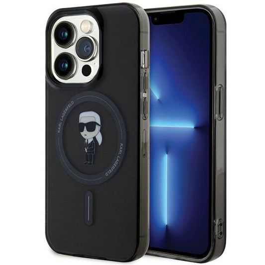 Karl Lagerfeld KLHMP15XHFCKNOK iPhone 15 Pro Max 6.7&quot; black/black hardcase IML Ikonik MagSafe_0
