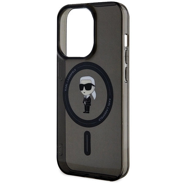 Karl Lagerfeld KLHMP15XHFCKNOK iPhone 15 Pro Max 6.7&quot; black/black hardcase IML Ikonik MagSafe_5