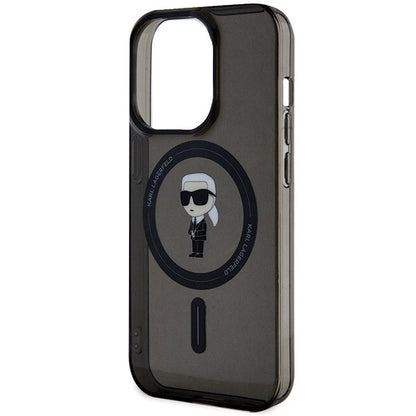 Karl Lagerfeld KLHMP15XHFCKNOK iPhone 15 Pro Max 6.7&quot; black/black hardcase IML Ikonik MagSafe_5