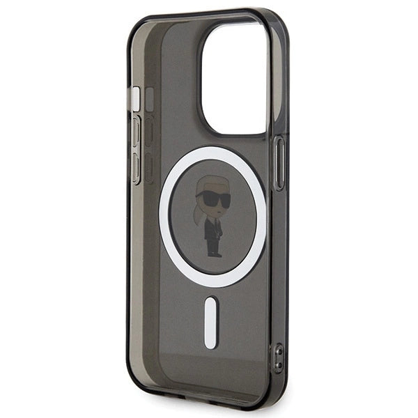 Karl Lagerfeld KLHMP15XHFCKNOK iPhone 15 Pro Max 6.7&quot; black/black hardcase IML Ikonik MagSafe_6