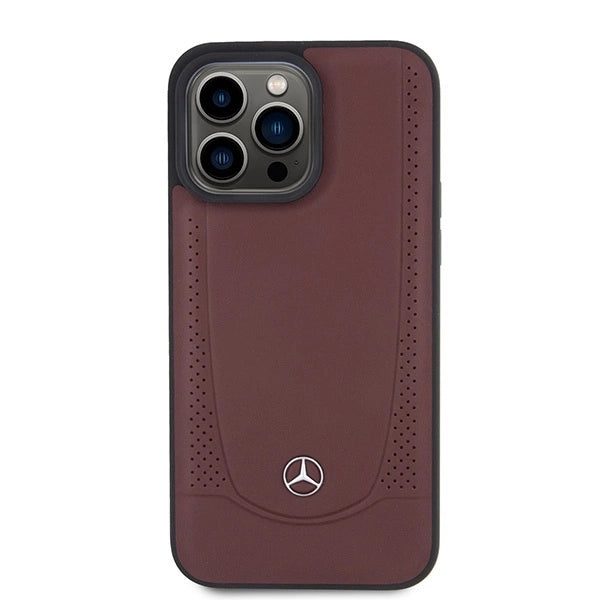 Mercedes MEHCP15LARMRE iPhone 15 Pro 6.1" red/red hardcase Leather Urban Bengale_2