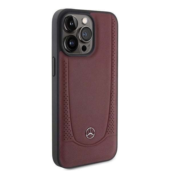 Mercedes MEHCP15LARMRE iPhone 15 Pro 6.1" red/red hardcase Leather Urban Bengale_3