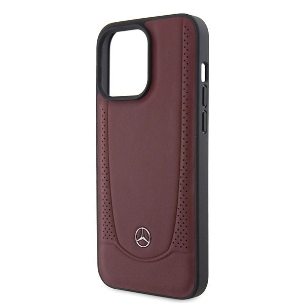 Mercedes MEHCP15LARMRE iPhone 15 Pro 6.1" red/red hardcase Leather Urban Bengale_5