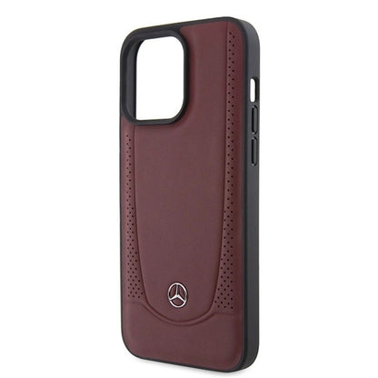 Mercedes MEHCP15LARMRE iPhone 15 Pro 6.1" red/red hardcase Leather Urban Bengale_5