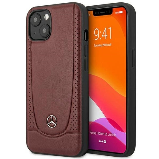 Mercedes MEHCP15SARMRE iPhone 15 6.1" red/red hardcase Leather Urban Bengale_0