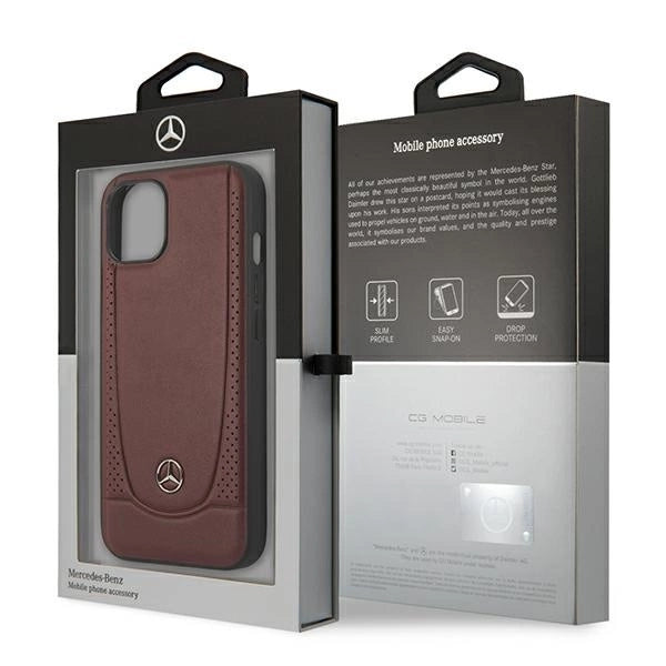 Mercedes MEHCP15SARMRE iPhone 15 6.1" red/red hardcase Leather Urban Bengale_7