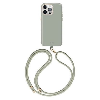 Uniq Coehl Creme Magnetic Charging case for iPhone 15 Pro Max - sage_0