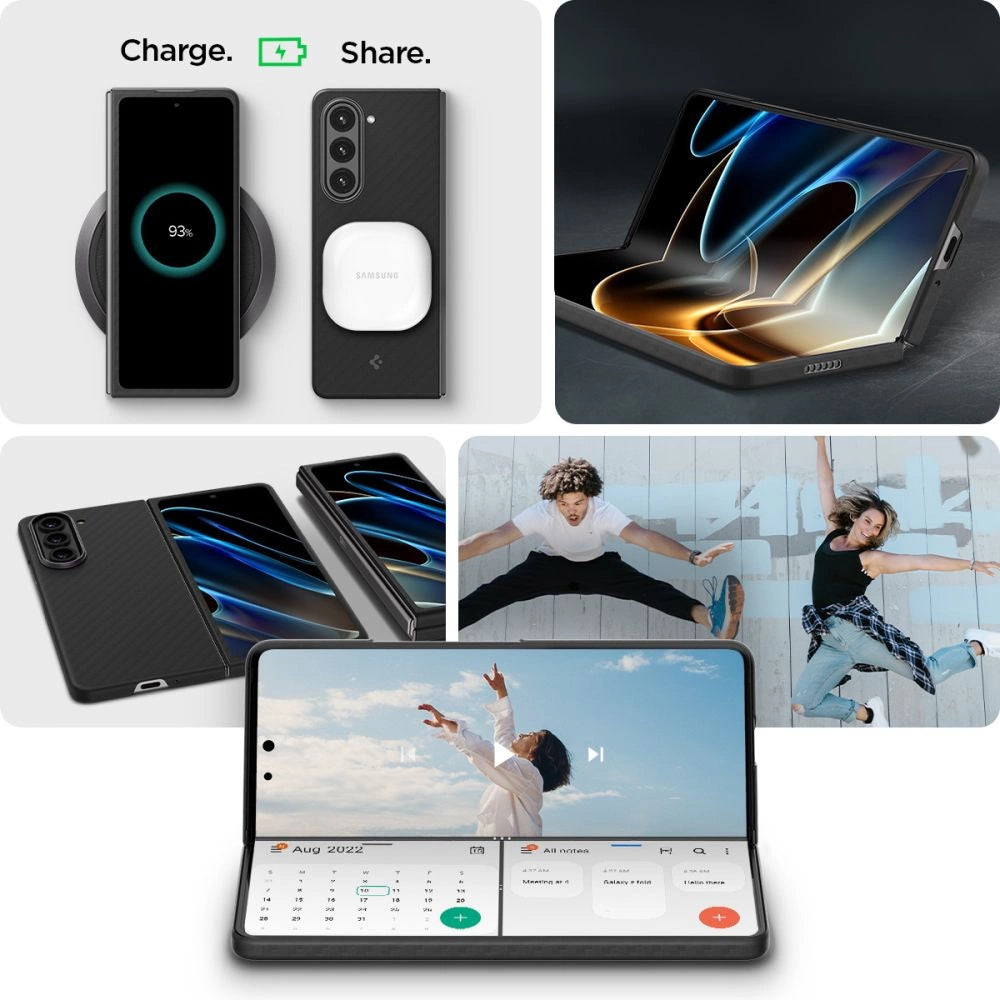 Spigen Airskin Pro Case for Samsung Galaxy Z Fold 5 - Black_10