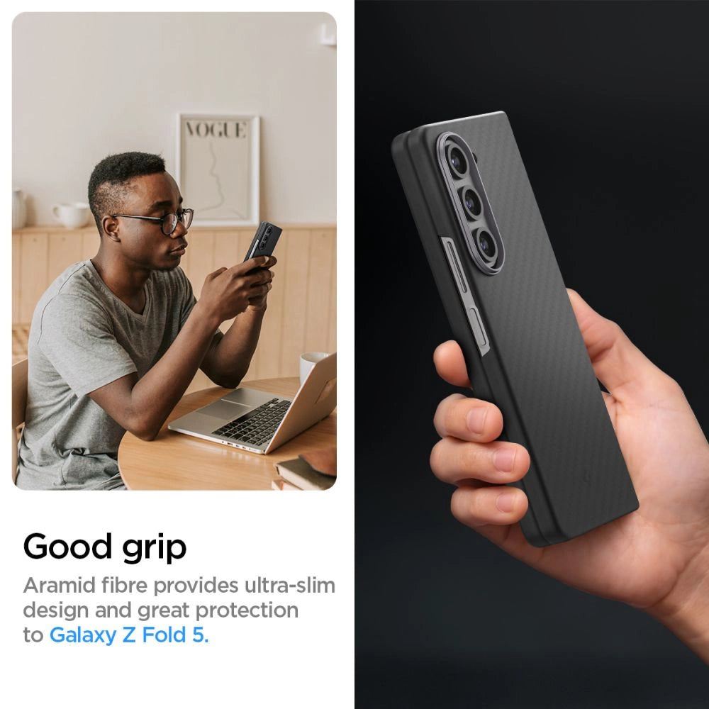 Spigen Airskin Pro Case for Samsung Galaxy Z Fold 5 - Black_8