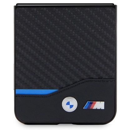 BMW Leather Carbon case for Samsung Galaxy Z Flip 5 - black_4