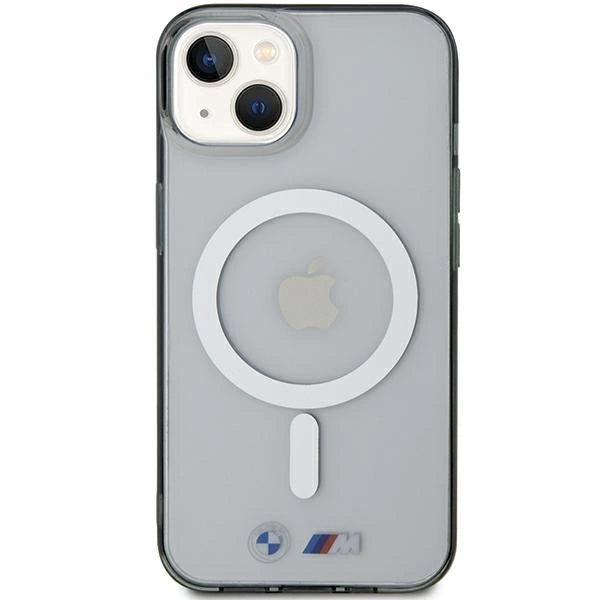 Etui BMW Silver Ring MagSafe do iPhone 15 - przezroczyste_2