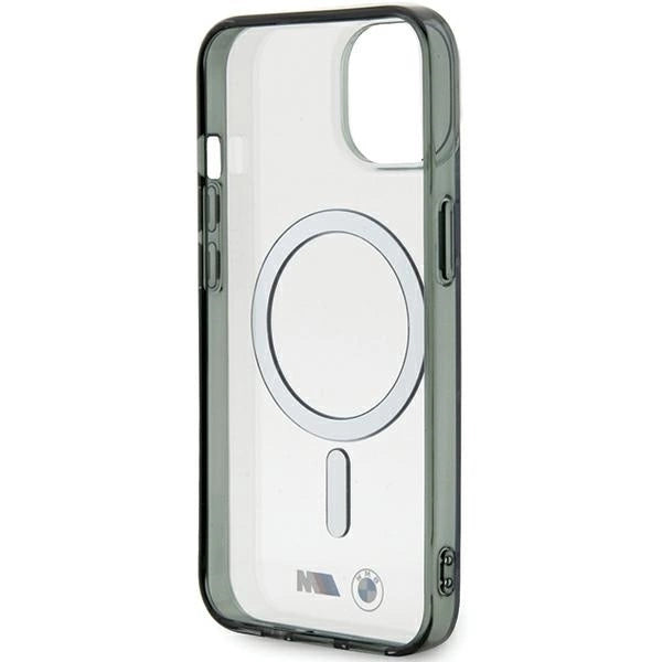 Etui BMW Silver Ring MagSafe do iPhone 15 - przezroczyste_6