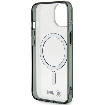 Etui BMW Silver Ring MagSafe do iPhone 15 - przezroczyste_6