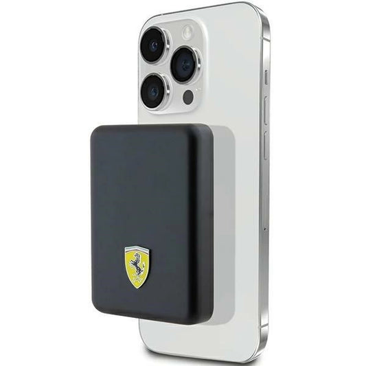 Powerbank Ferrari Metal Logo MagSafe 15W 5000mAh - black_0