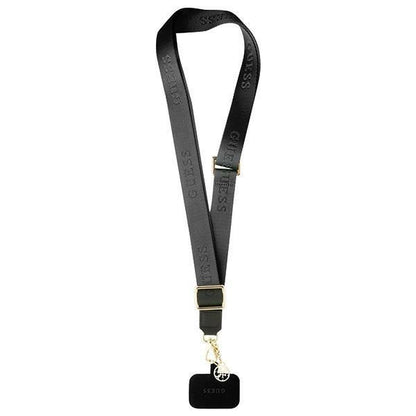 Guess CBDY Nylon Chain phone lanyard - black_0