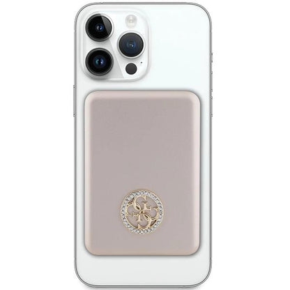 Guess MagSafe 4G Strassed Metal Logo induction power bank 15W 5000mAh - gold_1