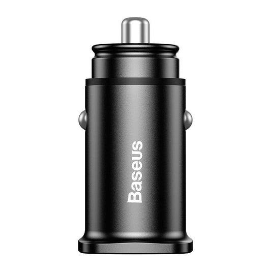 Ładowarka samochodowa Baseus Square 2xUSB QC3.0 5A 30W (czarna)_0