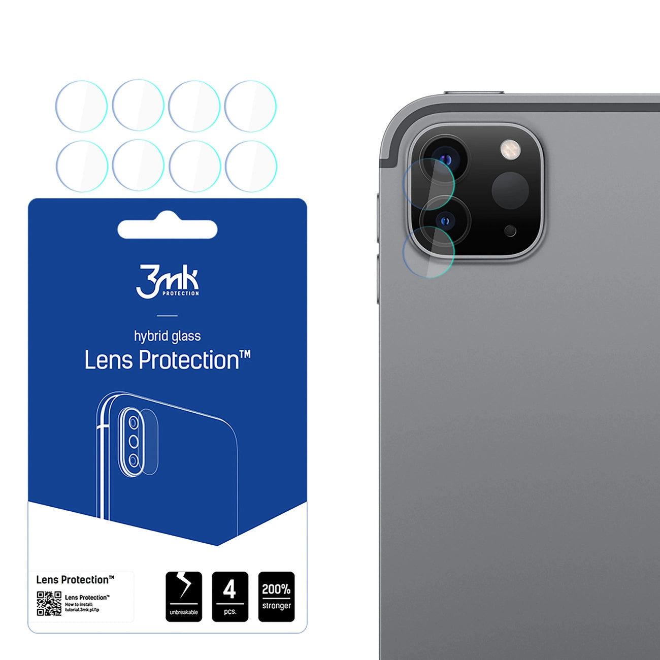 Apple iPad Pro 11" 3/4 gen - 3mk Lens Protection™_0