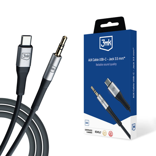 Accessories - 3mk AUX Cable USB-C - Jack 3.5 mm_0
