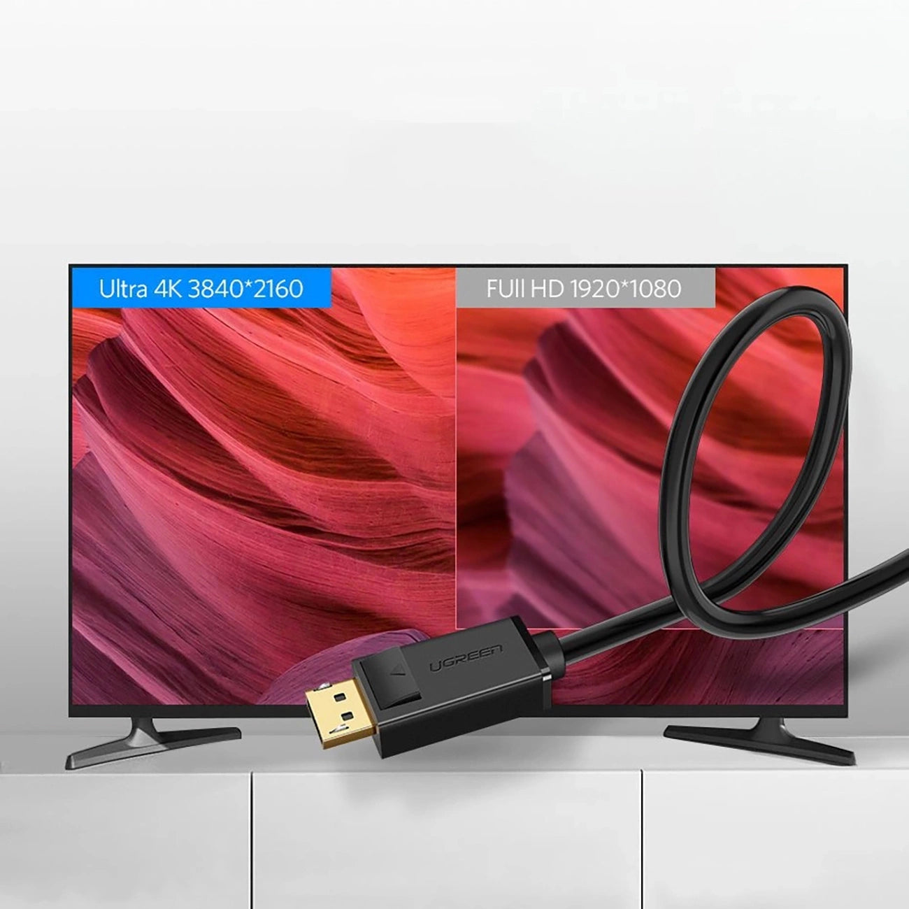 Ugreen DP102 10213 DisplayPort 1.2 4K / DisplayPort 1.2 4K Cable 5m - Black_2