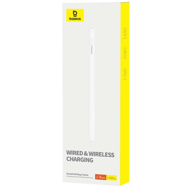 Baseus Smooth Writing 2 Overseas Edition stylus with active tip for iPad with replaceable tip - white_3