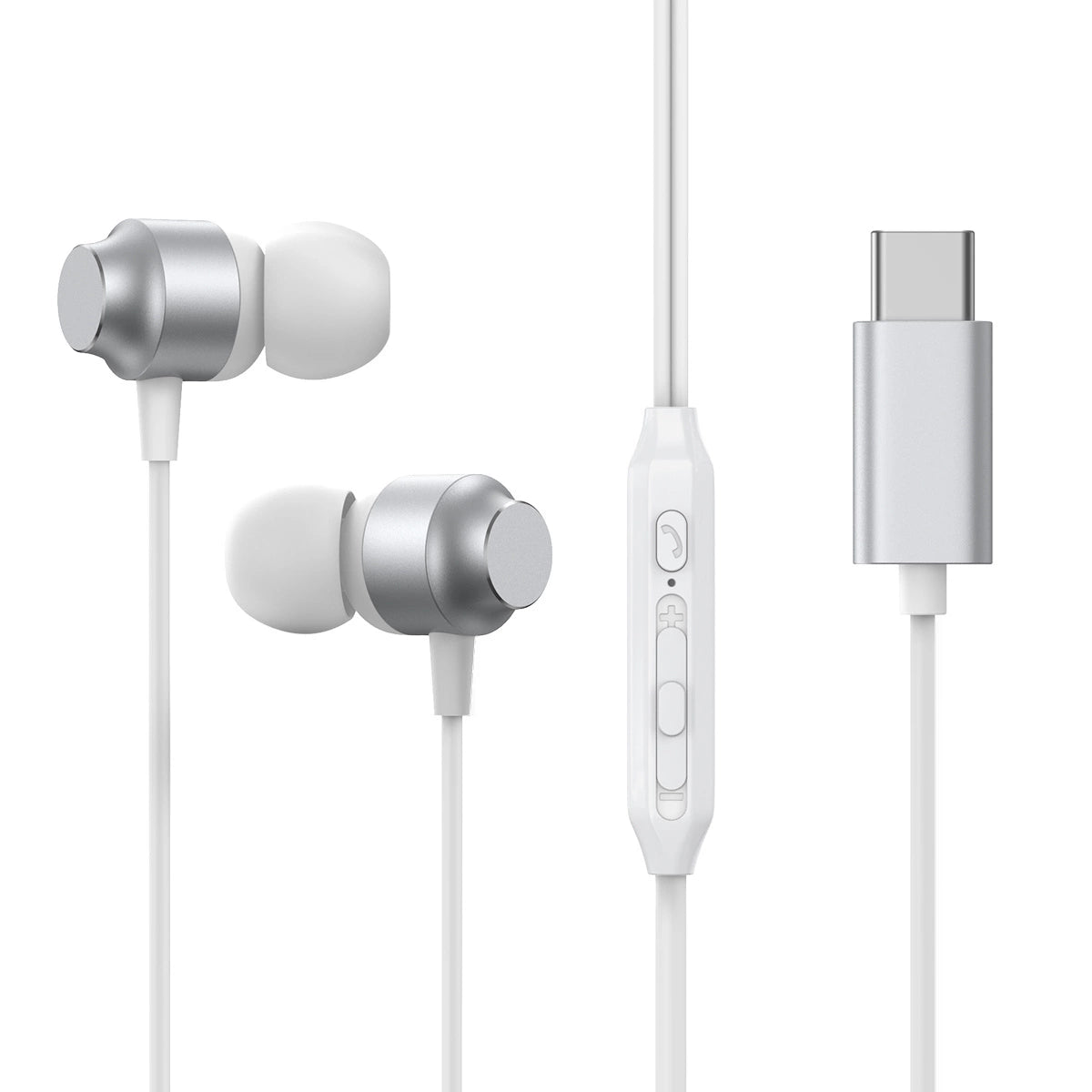 Joyroom JR-EC06 USB-C in-ear headphones - silver_0