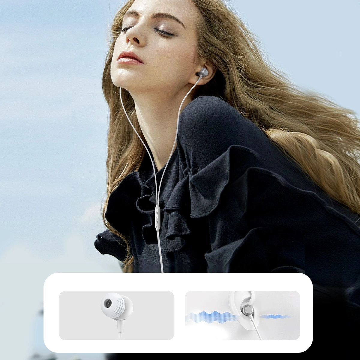 Joyroom JR-EC06 USB-C in-ear headphones - silver_7