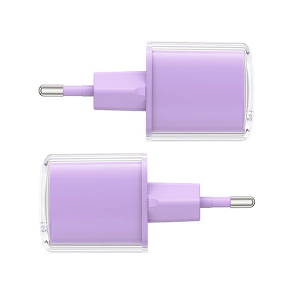 Acefast A53 PD 30W GaN USB-C charger with display - purple_1