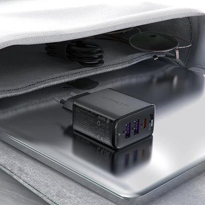 Acefast A57 PD 35W GaN charger 2 x USB-A + USB-C with 3 ports - black_5