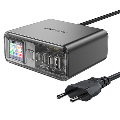 Acefast Z4 PD 218W GaN 3 x USB-C + USB-A Multifunction Adapter with 4 Ports - Gray_0