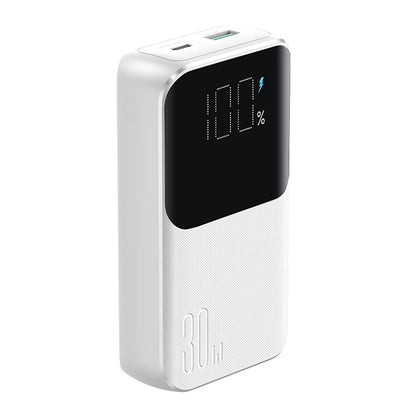 Mini power bank with built-in cables Joyroom JR-PBC06 30W 10000mAh - white_0