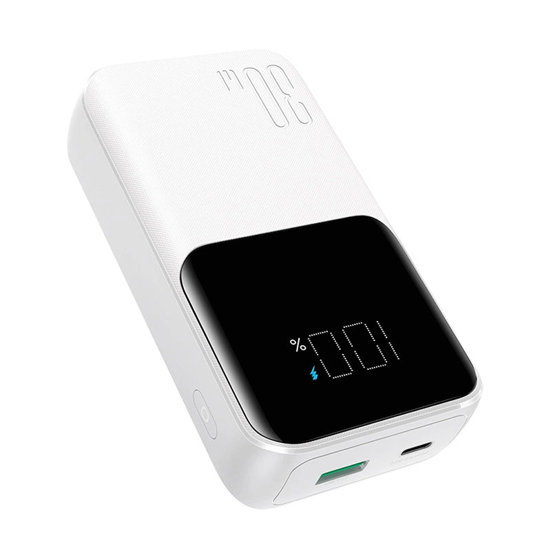 Mini power bank with built-in cables Joyroom JR-PBC06 30W 10000mAh - white_6