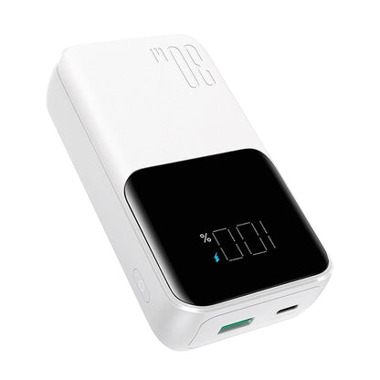 Mini power bank with built-in cables Joyroom JR-PBC06 30W 10000mAh - white_6