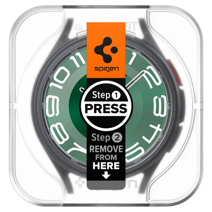 Spigen Glas.tR EZ Fit tempered glass for Samsung Galaxy Watch 6 Classic (47 mm) - 2 pcs._1
