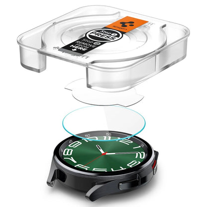 Spigen Glas.tR EZ Fit tempered glass for Samsung Galaxy Watch 6 Classic (47 mm) - 2 pcs._4