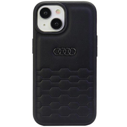 Audi GT Synthetic Leather case for iPhone 15 Plus - black_0
