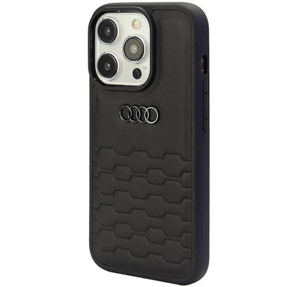 Audi GT Synthetic Leather case for iPhone 15 Pro - black_2