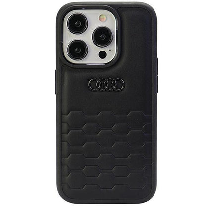 Audi GT Synthetic Leather case for iPhone 15 Pro Max - black_0