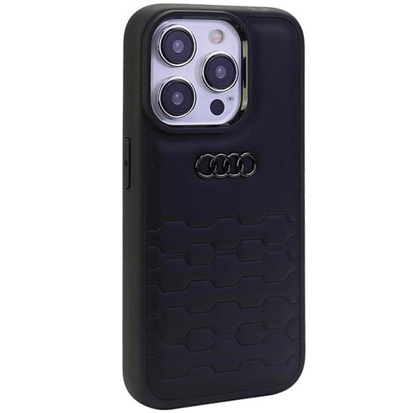 Audi GT Synthetic Leather case for iPhone 15 Pro Max - black_1